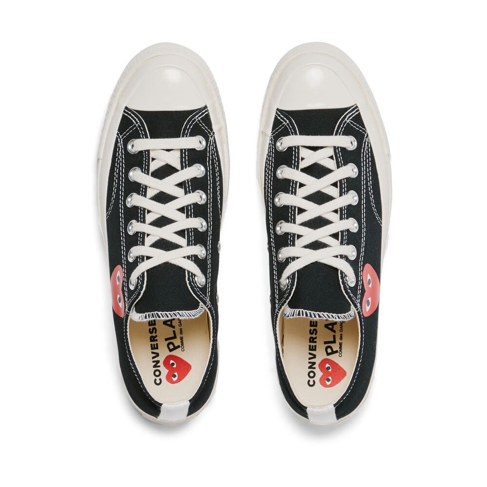 Converse X Comme Des GarÇOns Play Sneakers - Black | 62c6dba4c29e001ad6fb1acb79a4933af56f0ba6