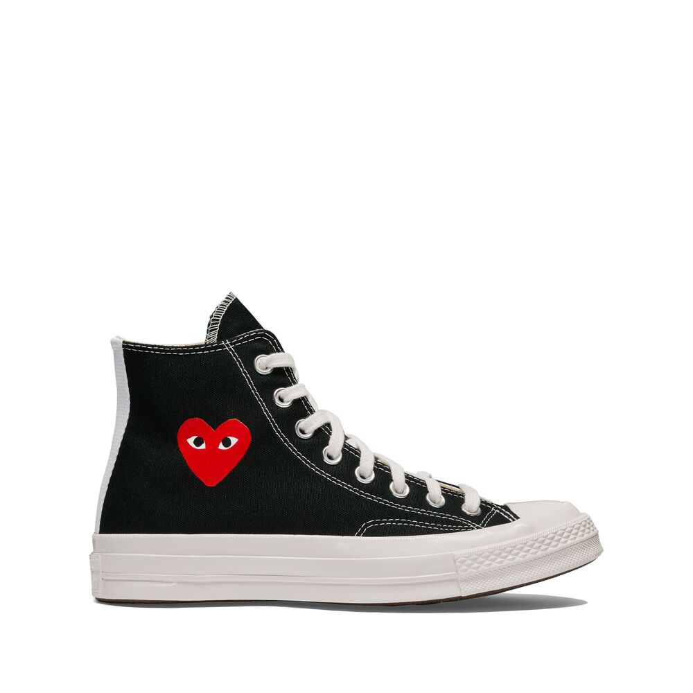 Converse X Comme Des GarÇOns Play Sneakers - Black | a90b5c933b7f9b647683dfd27cd705994735b7d7