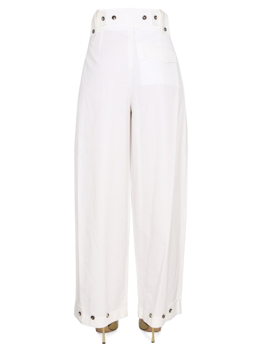 Bottega Veneta Pants - Ivory | 48b0fd60d7b23e778fd8ab8dea532da453fa9893
