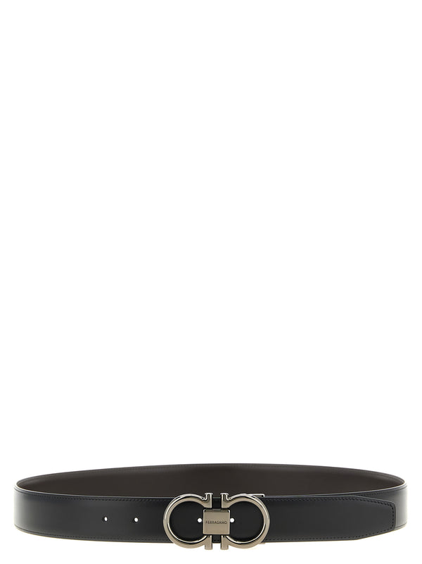 Double Gancini Belts Multicolor