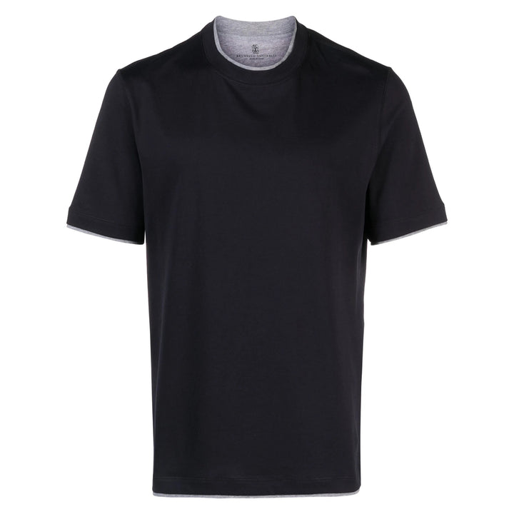 Brunello Cucinelli T Shirts - Blue | 951fe4a59194acd9827985a31365286def956e33