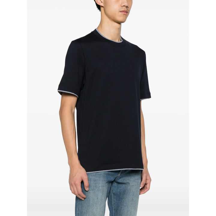Brunello Cucinelli T Shirts - Blue | d8ca2de3f6c6fe6e1e0a6fdda64b30e3de006575