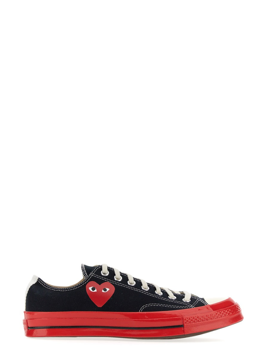 Comme Des Garçon Play x Converse Sneakers - Black | Wanan Luxury