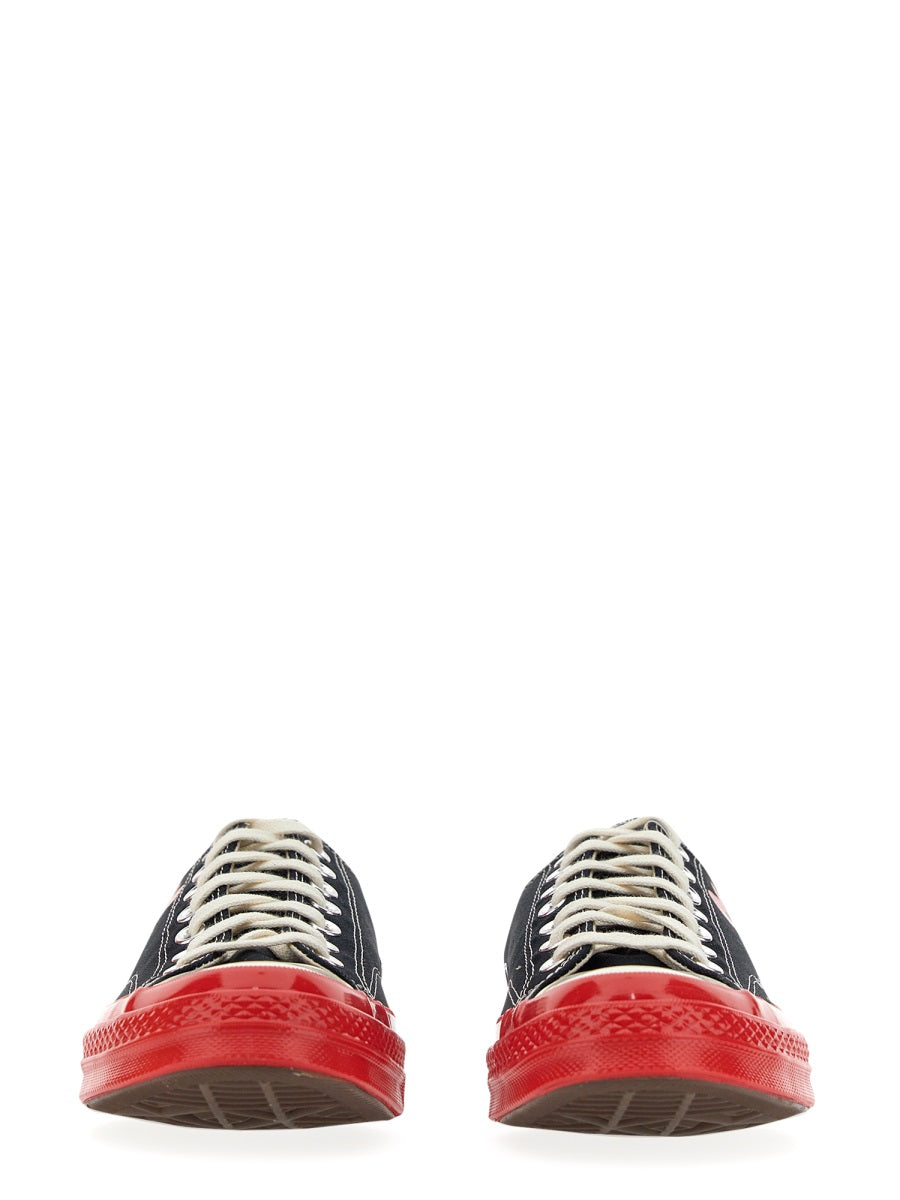 Comme Des Garçon Play x Converse Sneakers - Black | Wanan Luxury