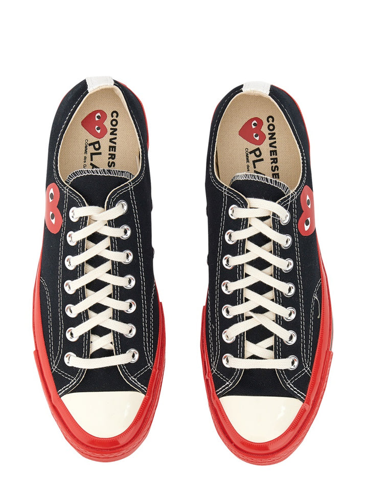 Comme Des Garçon Play x Converse Sneakers - Black | Wanan Luxury