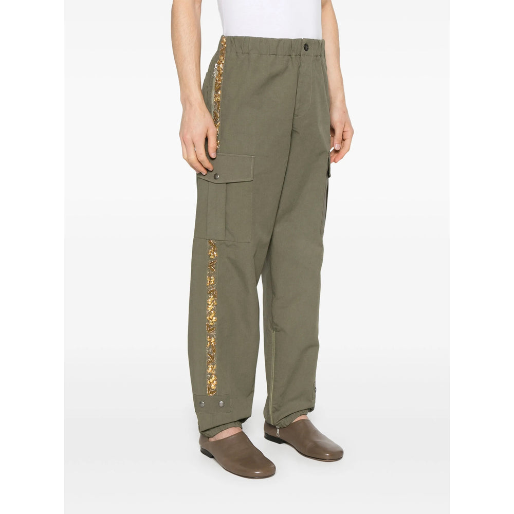Dries Van Noten Pants - Green | ace460ef9c22677cf9363a65f9e3c58f0e884397