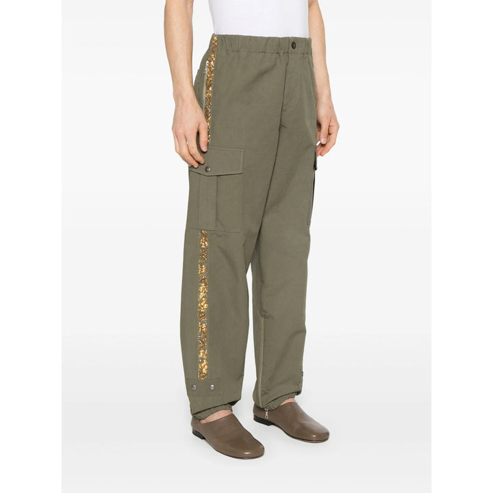 Dries Van Noten Pants - Green | ace460ef9c22677cf9363a65f9e3c58f0e884397