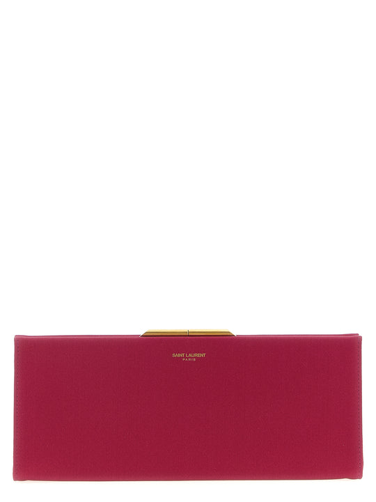 Midnight Piccola Clutch Fuchsia