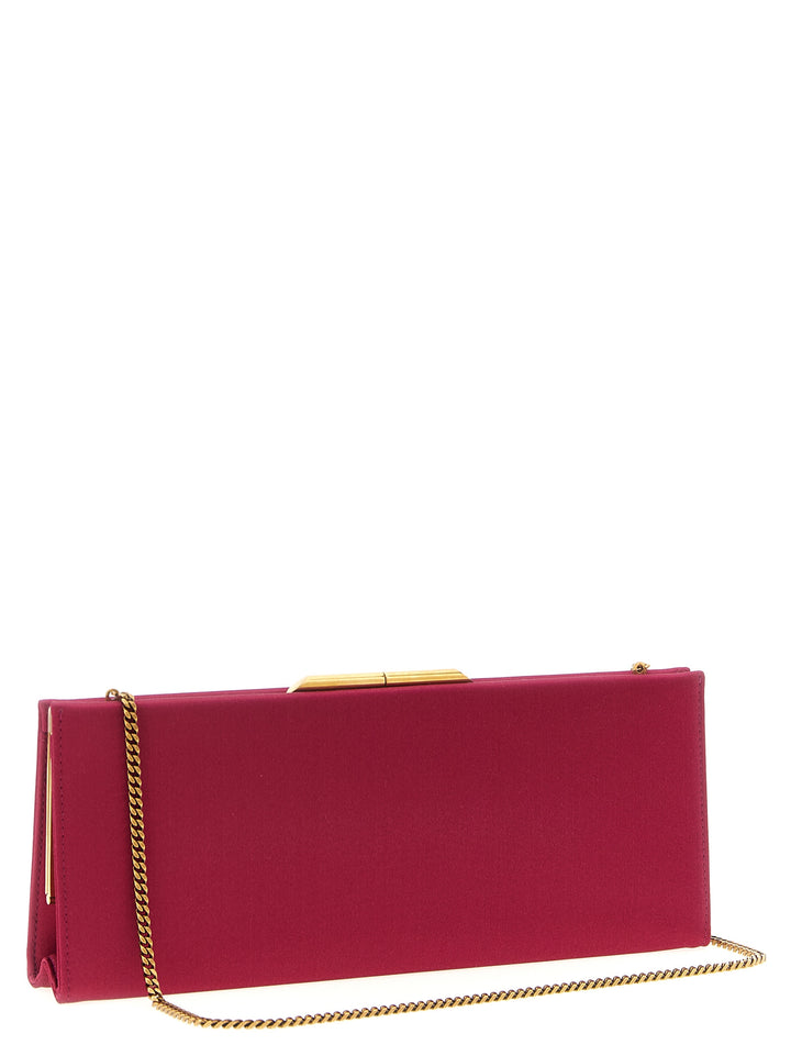Saint Laurent Midnight Piccola Clutch - Fuchsia | f67e8fdb1c20de8c30eb49ef3c0e12ab2bc87b18