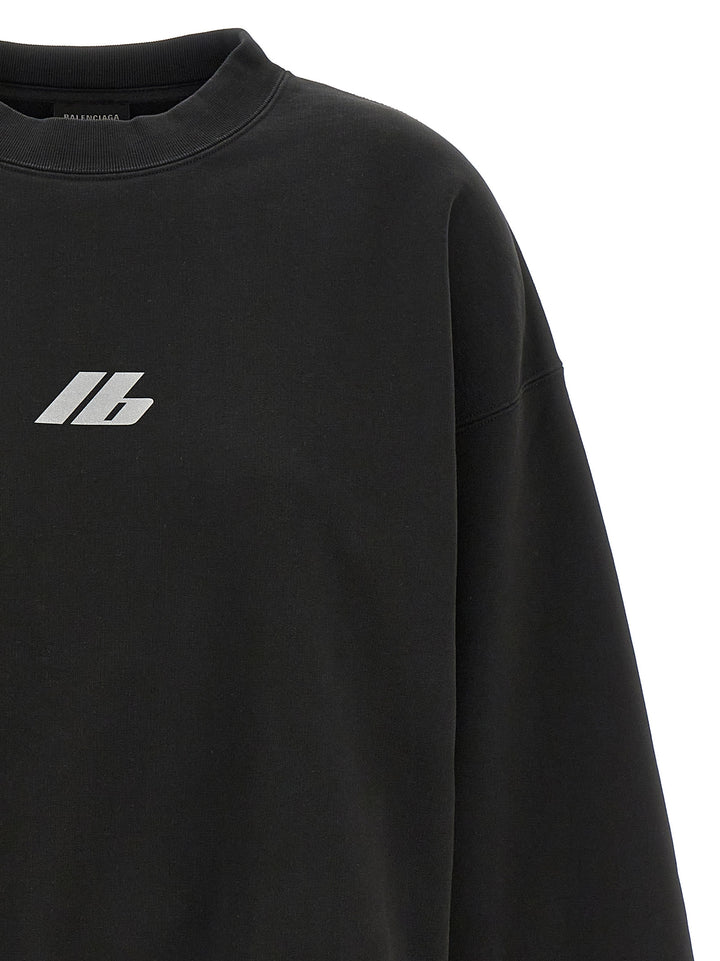 Logo Print Sweatshirt Black