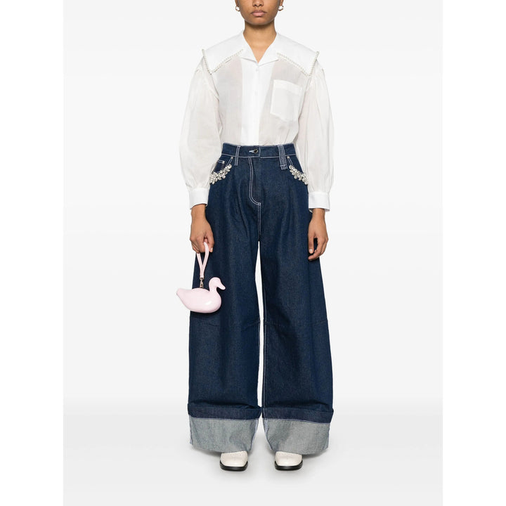 Simone Rocha Shirts - White | 1839e9b350382c146f1b0e3c9a59ec1b994e1dde