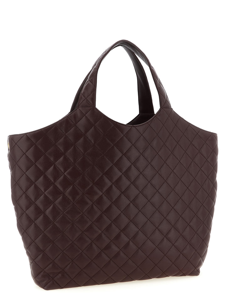 Saint Laurent Icare Tote Bag - Bordeaux | bee1ce0d0789f9094064002050513e81b204588b