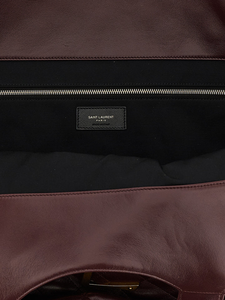 Saint Laurent Icare Tote Bag - Bordeaux | 4931b7212724426ae26aeedfdcdaffa6a86fed20
