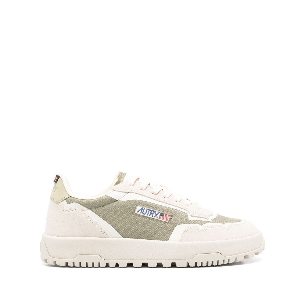 Autry Sneakers - Neutral, Green | 7abb99ea269b93fc6103fd307c8c2f7b9ca60346