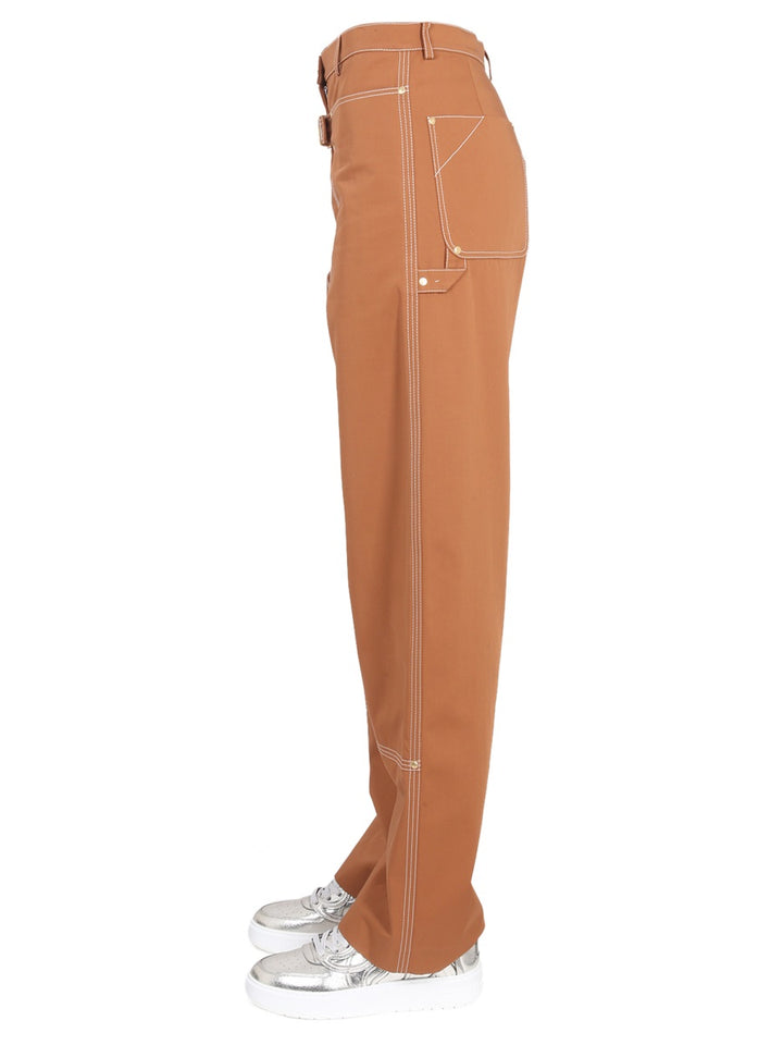 Stella Mccartney Pants - Brown | 7a445eb5db6365c2c4152a50efcdeb54bd6663fd