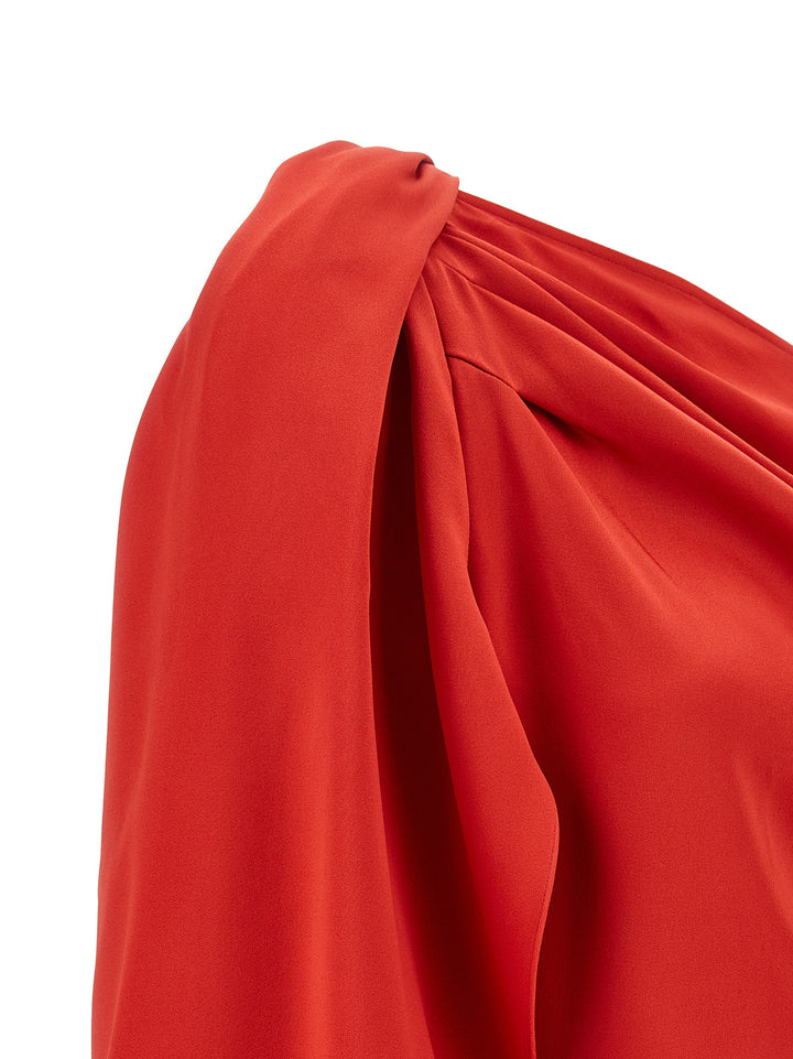 Stella Mccartney One-Shoulder Dress Dresses - Red | 0fcd0fb3c4e845006ed623e5a22abc3e7340c0de