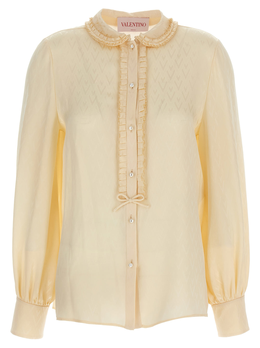 Valentino Garavani Toute La V Shirt and Blouse - Beige | 5b1616f679276400d245b6e5f054819ade2b7c0a