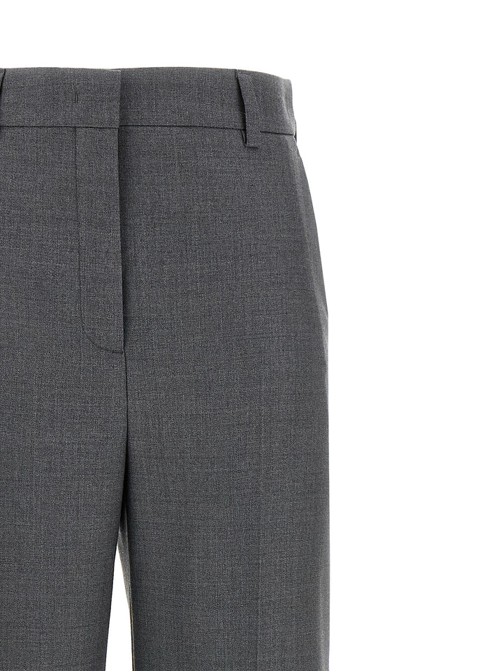 Valentino Garavani Valentino Garavani Wool Pants - Gray | fad2bb8a0fdf8e3472f3a2dd549c8534b6eb19d0