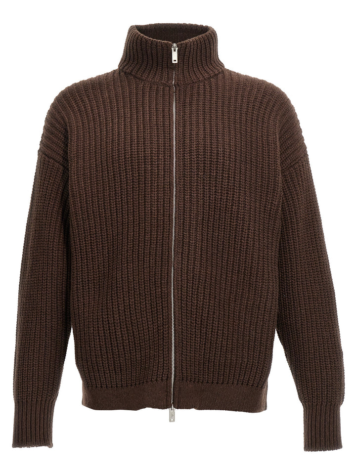 Wool Cardigan Sweater, Cardigans Brown