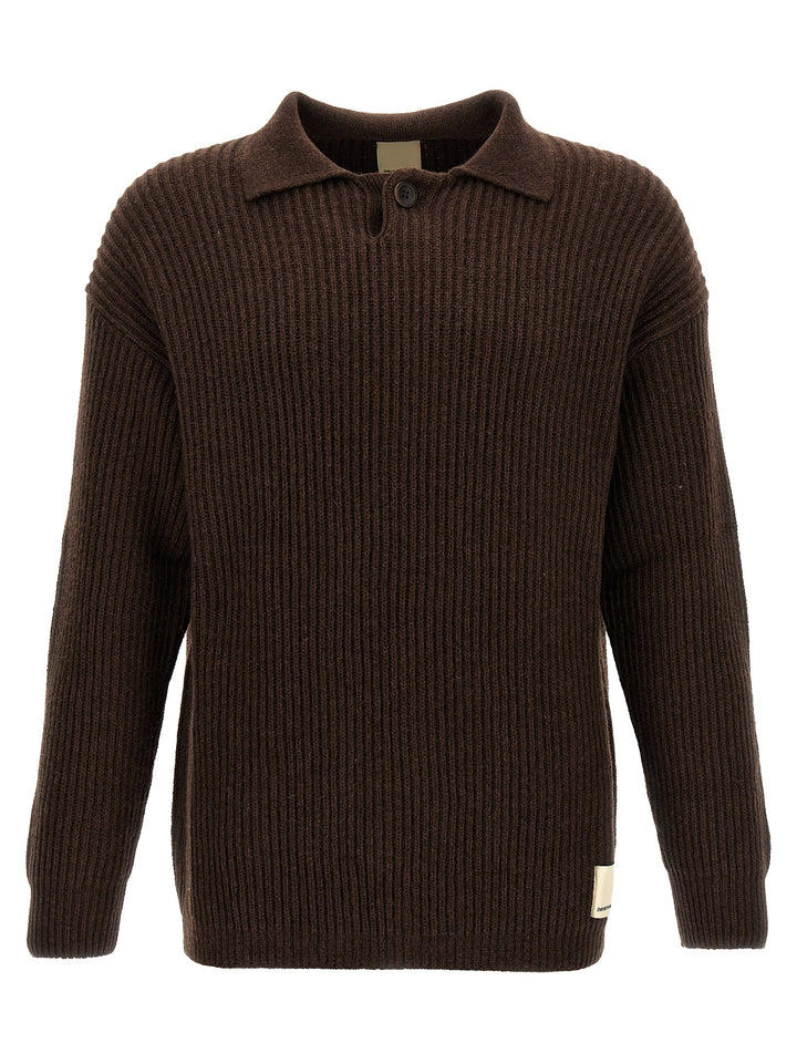 Ribbed Sweater Sweater, Cardigans Brown