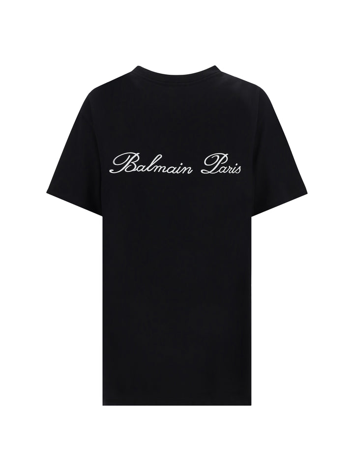 BALMAIN SIGNATURE EMB T-SHIRT - BULKY FI