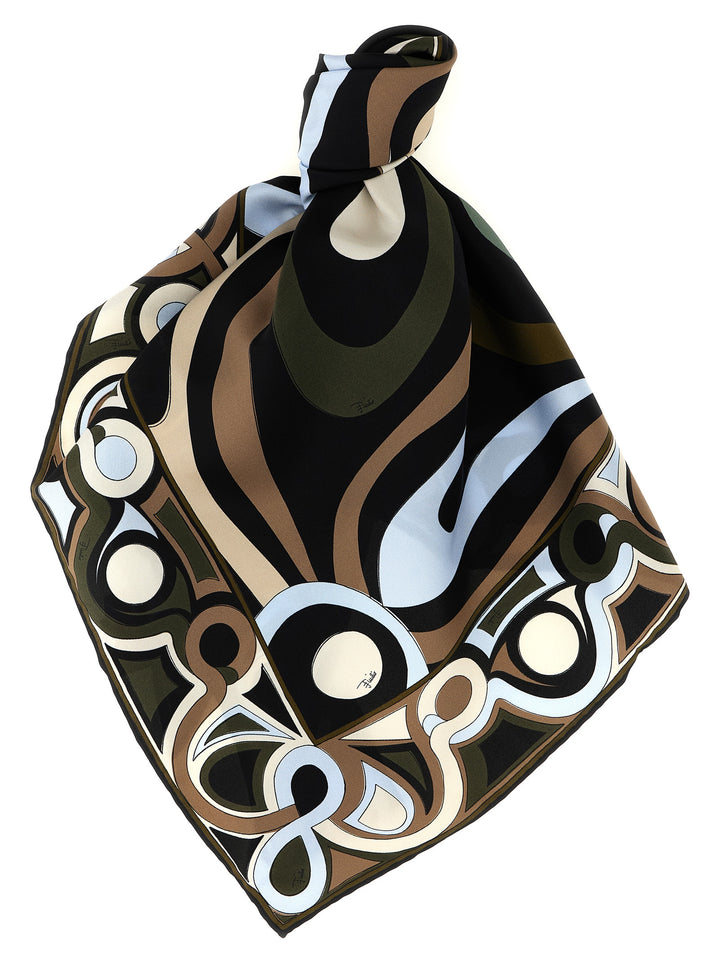 Emilio Pucci Triangle Scarf Scarves and Foulards - Multicolor | 6cf5d232f09c521b807a1ed9a5878d724cfdb807