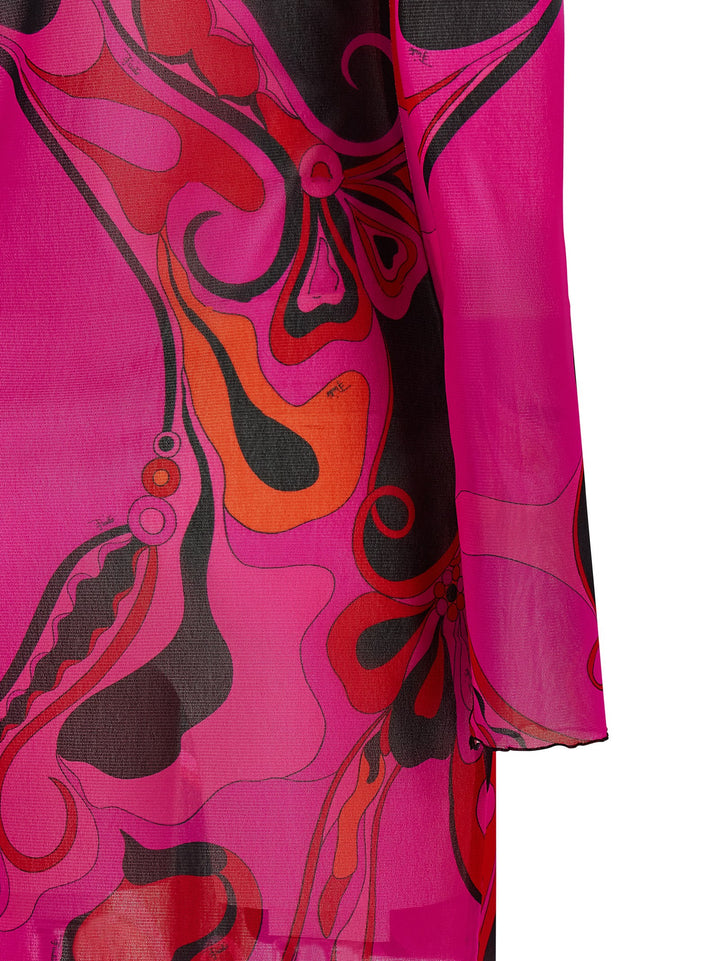 Emilio Pucci Orchidee Dresses - Fuchsia | 7abea29e13d31642f97675f78a38a0ffadf79929