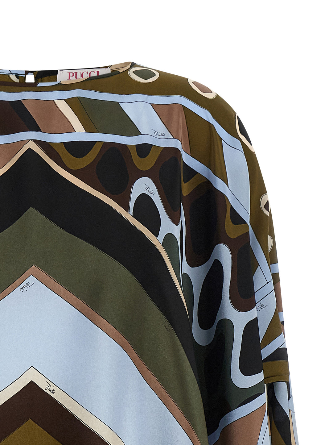 Emilio Pucci Short Kaftan Dresses - Multicolor | 2f4d314991afcbf6d7c5557d6433f2229bb3734d