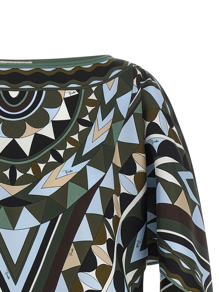 Emilio Pucci Manuba Tops - Green | 64c8cb4ac1719b54e215fb2de31f0fd09da6a1bd