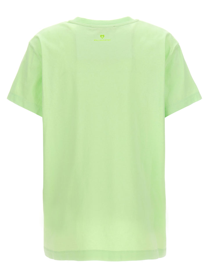 Stella Mccartney Iconic Mini Heart T-shirt - Green | 1f146987e094a6e90a084dae7551139c2849a11a