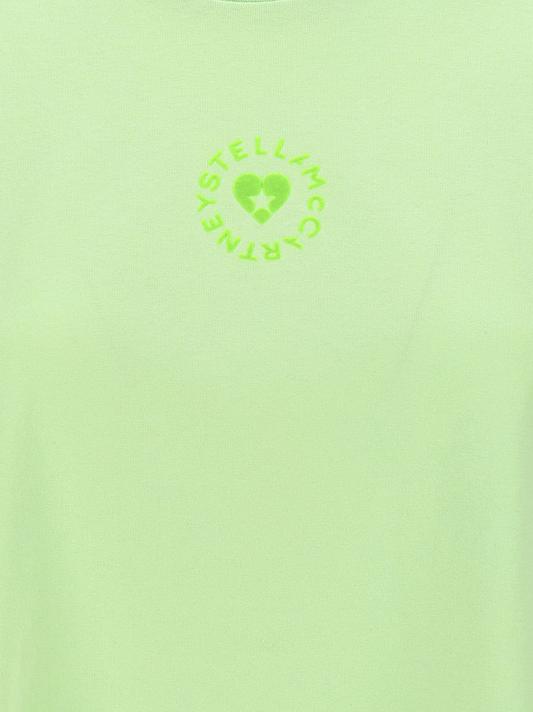 Stella Mccartney Iconic Mini Heart T-shirt - Green | 543e37da6f82159fdf64d1f0b98d5b55487cc60e