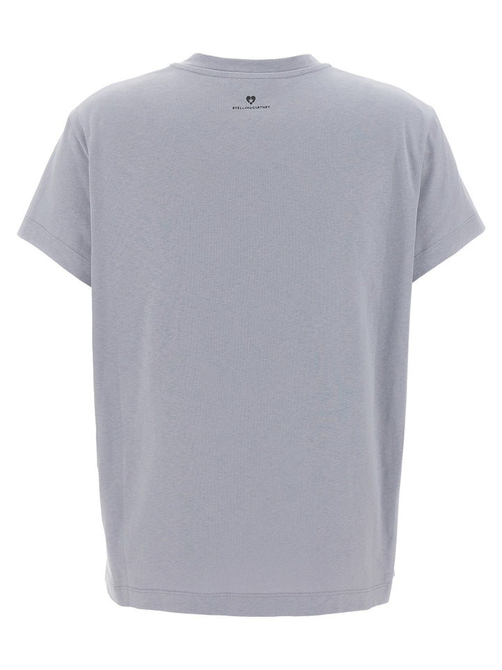 Stella Mccartney Lovestruck Logo T-shirt - Light Blue | 31dd0154b3ad584d14bc2a984708623c1a92e678