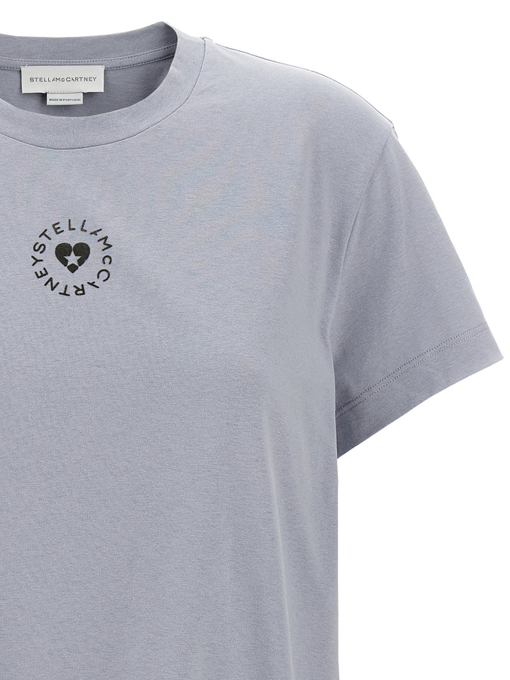 Stella Mccartney Lovestruck Logo T-shirt - Light Blue | bbdb29e12c07828aea1b15a94becd253a90749ee
