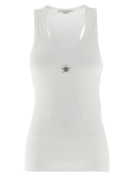 Crystal Mini Star Tops White
