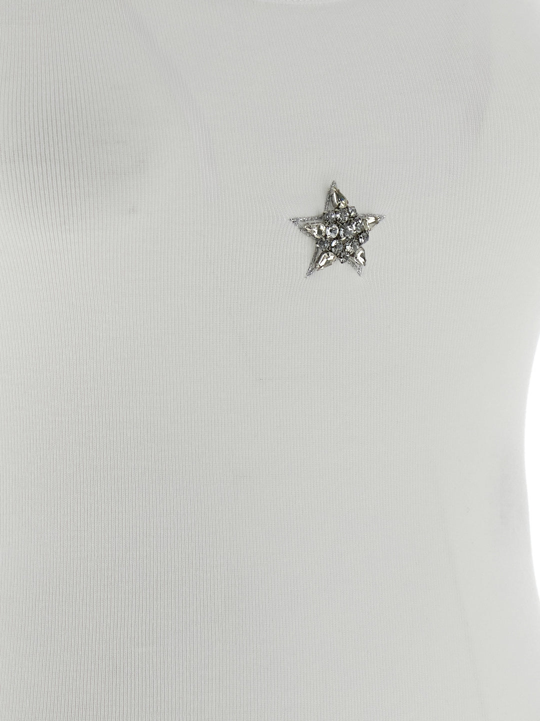 Stella Mccartney Crystal Mini Star Tops - White | 435332399d6423f91e8a3516e8dd049d5929064c