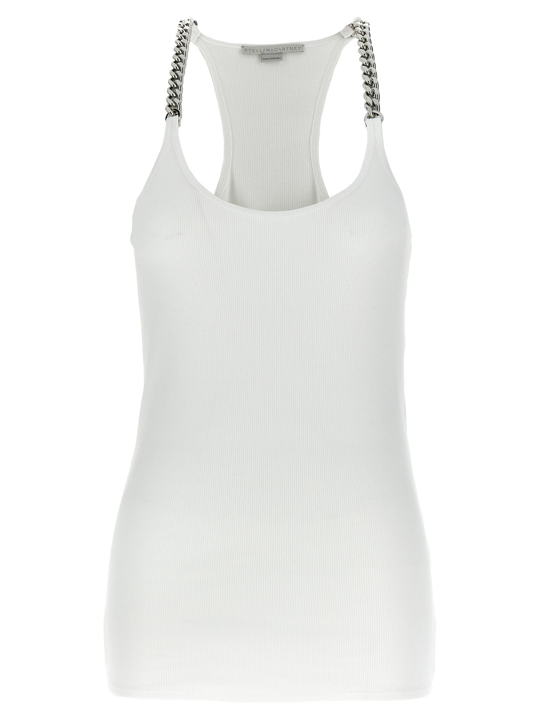 Ribbed Tank Top Tops White