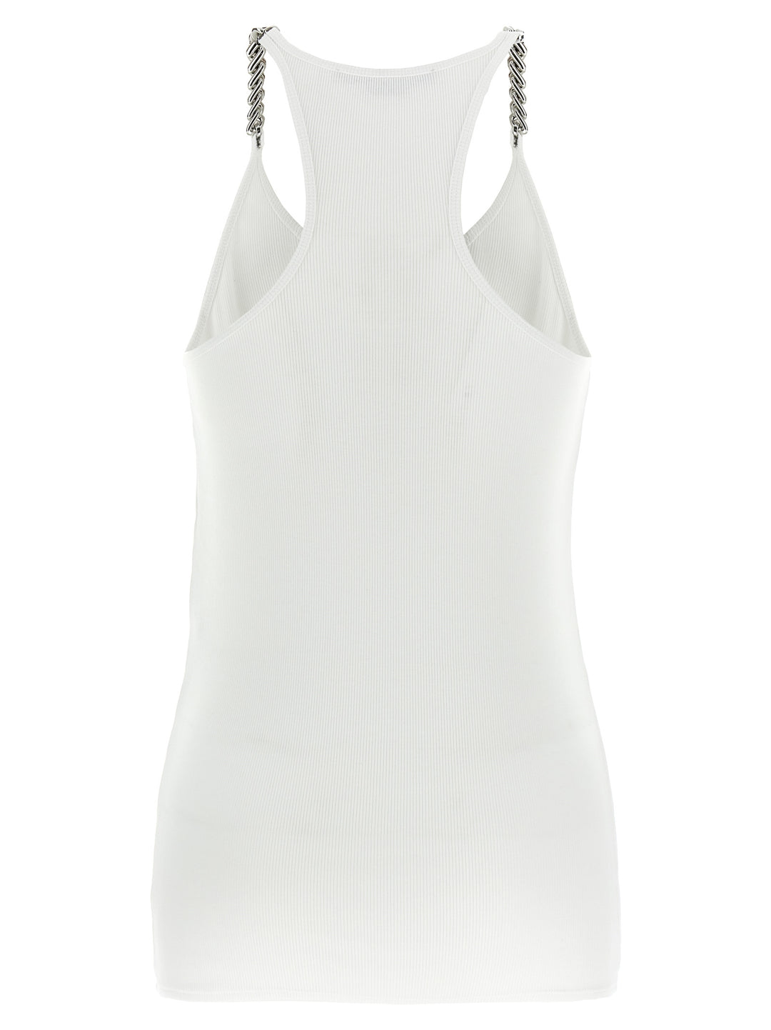 Ribbed Tank Top Tops White