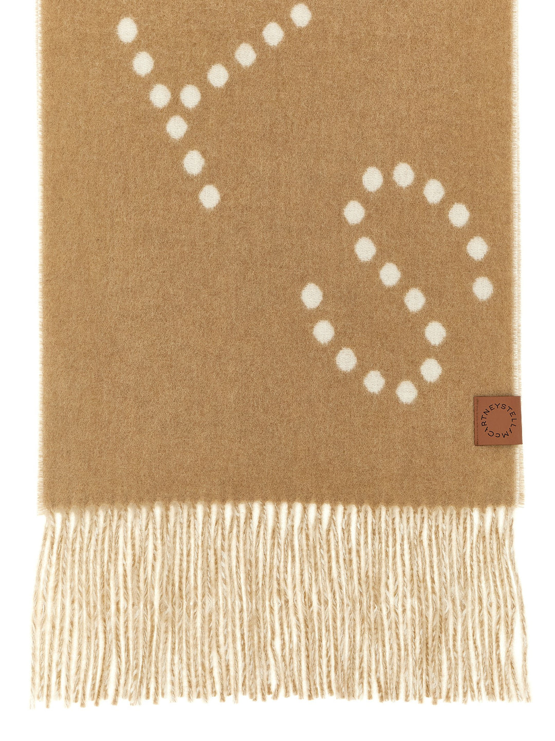 Stella Mccartney Big Logo Scarves and Foulards - Beige | bf0e665920554b26676ee965f0d280737d592e19