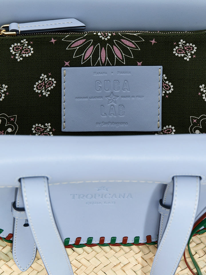 Tropicana Tote Bag Light Blue