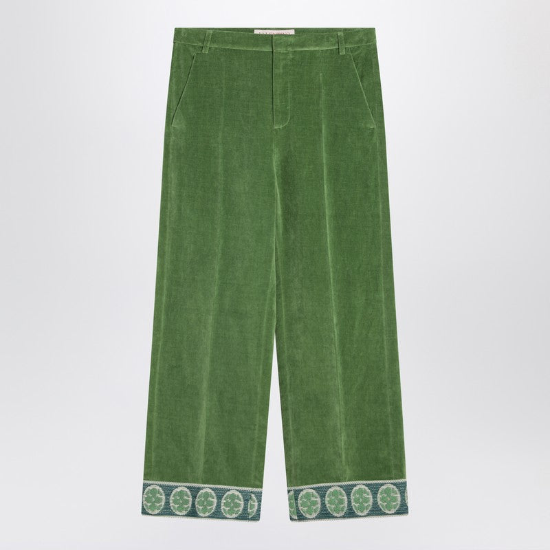 Valentino Pants - Green | 5eea5d3ac4094514b38fdcfd20d63abe62309dc1