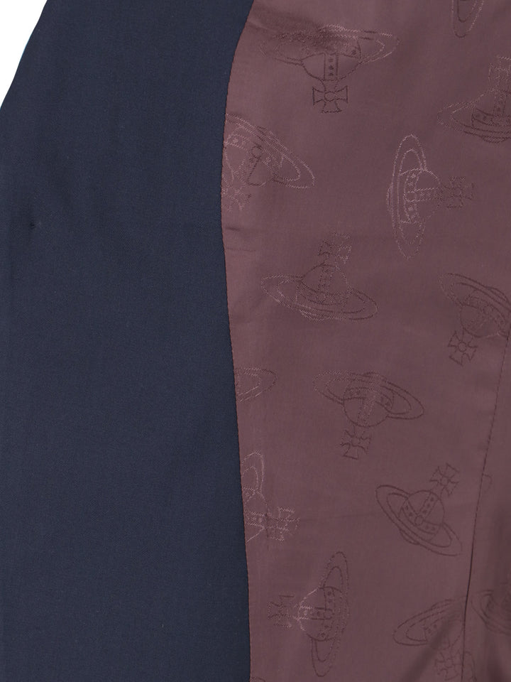 One Button Jacket Jackets Blue