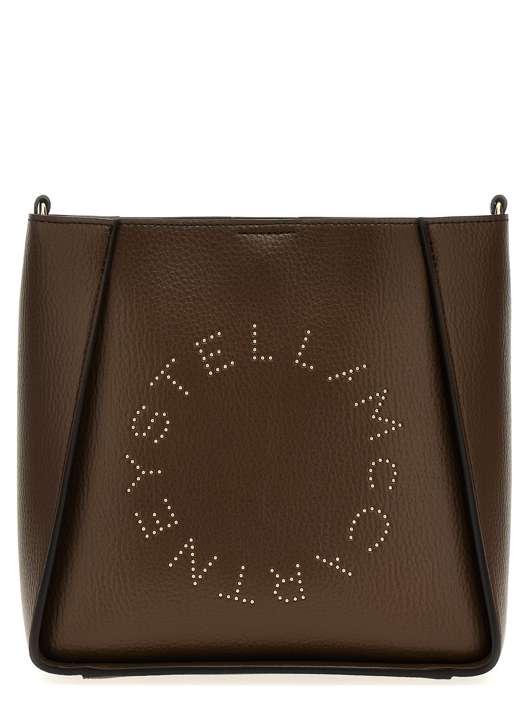 Logo Shoulder Strap Crossbody Bags Brown