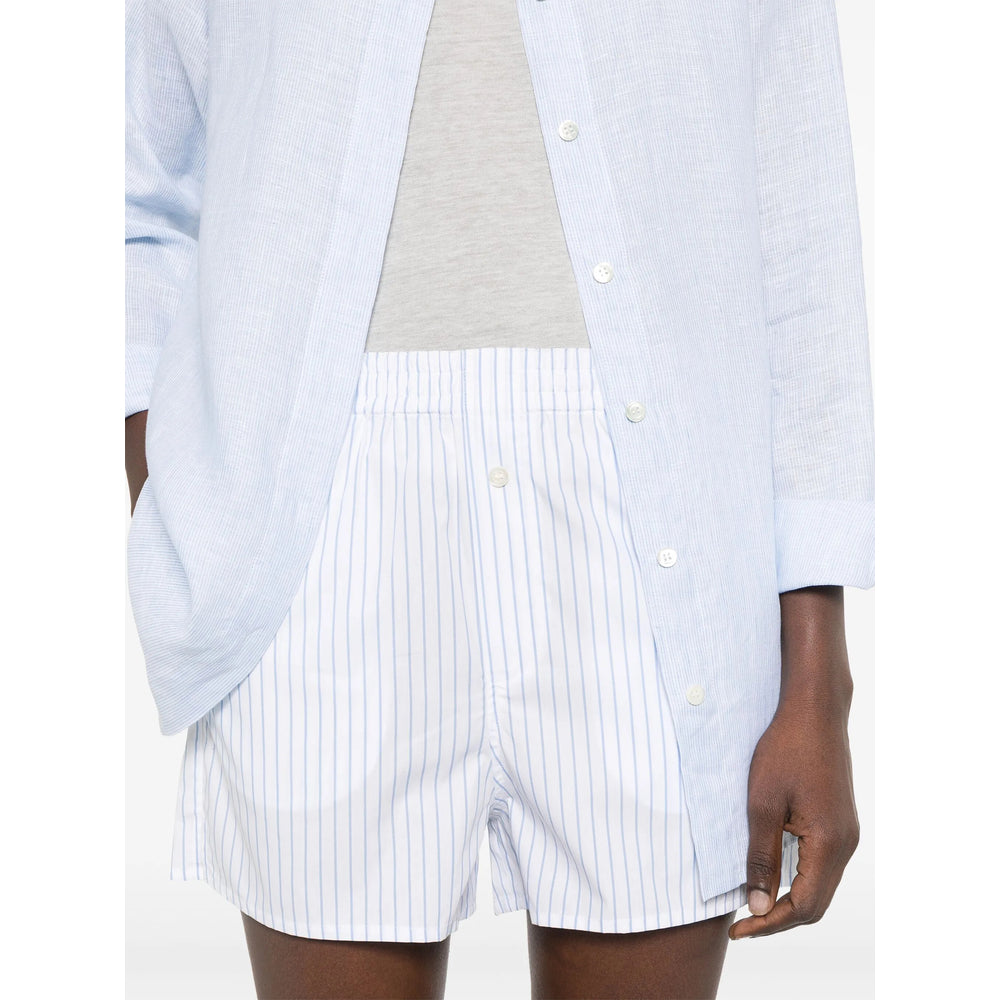 Riviera Shorts - White, Blue | 7d88c7996d515c5d1c9b1dc932667b40456078f7