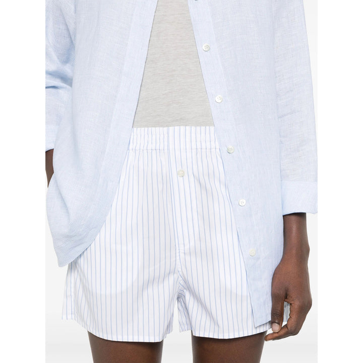 Riviera Shorts - White, Blue | 7d88c7996d515c5d1c9b1dc932667b40456078f7