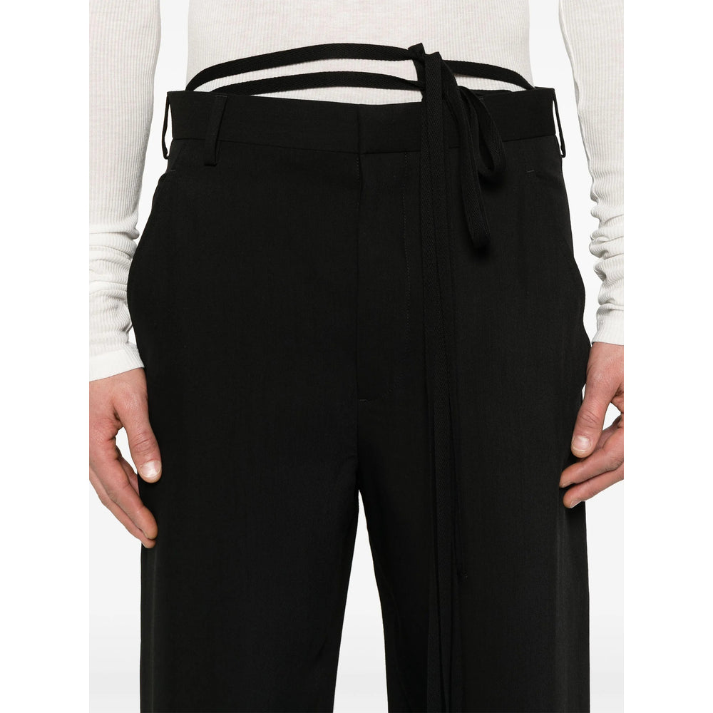 Ann Demeulemeester Pants - Black | f6d4d44cd63e1871718f9067f8d80a5b8f63af63