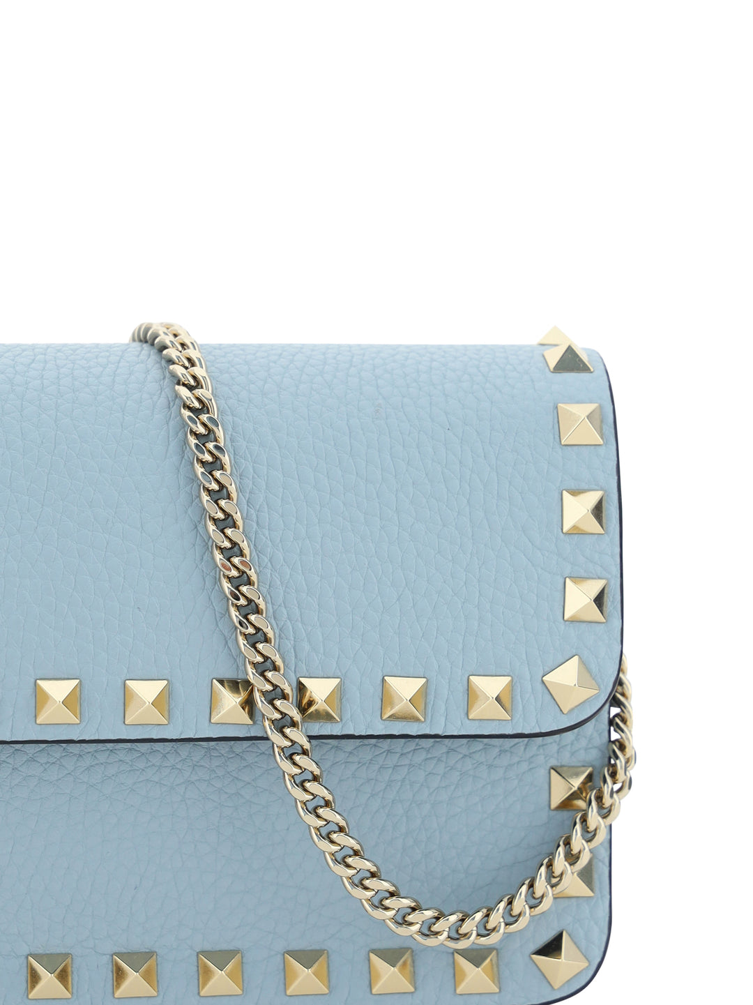 WALLET W/STRAP | ROCKSTUD | VITELLO STAM