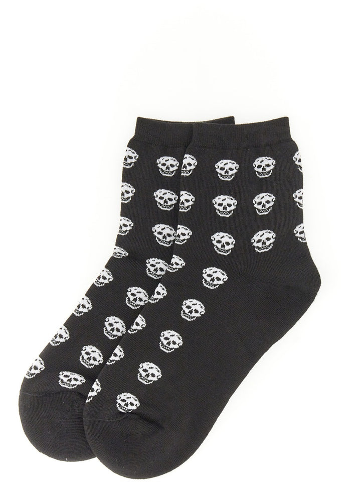 Alexander McQueen Socks - Black | Wanan Luxury