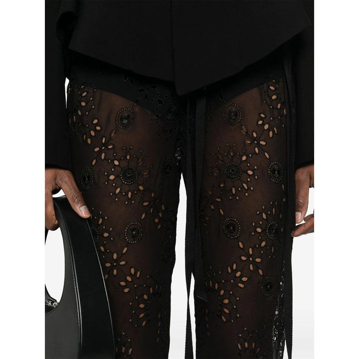 Ann Demeulemeester Pants - Black | 1a9055cba5d3a4bd5a1f3cb33f57850cf7c9cacf