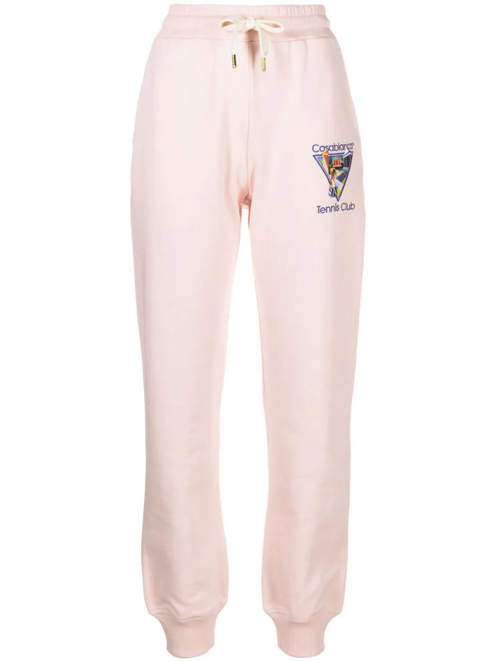 Casablanca Tennis Club sports trousers with embroidery