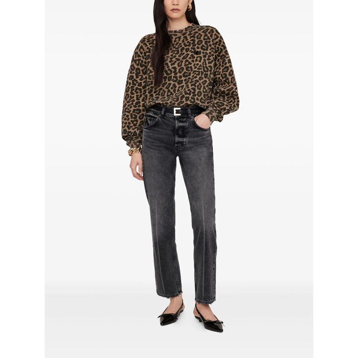 Anine Bing Sweatshirts - Brown, Black | 1a7cf4807858bdc949fe6fea82f97d3022fbbe2f